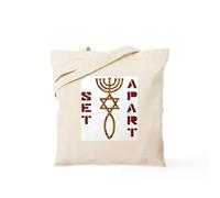CafePress Set Apart! Tote Bag Natural Canvas Tote Bag, Reusable Shopping Bag