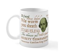CafePress Shakespeare Insults 11 oz (325 ml) Ceramic Coffee Mug