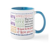 CafePress Shakespeare On Love Mug Mugs 11 oz (325 ml) Ceramic Coffee Mug