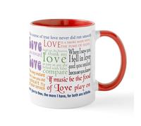 CafePress Shakespeare On Love Mug Mugs 11 oz (325 ml) Ceramic Coffee Mug