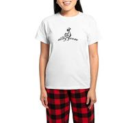 CafePress Silly Goose Women's Light Pajamas Women's Novelty Cotton Pyjama Set, Comfortable PJ Sleepwear