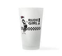 CafePress Ska RUDE GIRL Pint Glass, 16 oz. Drinking Glass