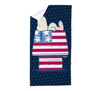 CafePress Snoopy America Large Novelty Printed Beach Towel 30"x60"