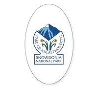 CafePress Snowdonia National Park, Wales, UK Oval Bumper Sticker, Euro Oval Car Decal