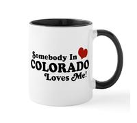 CafePress Somebody in Colorado Loves Me Mug 11 oz (325 ml) Ceramic Coffee Mug