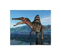 CafePress Spinosaurus Dinosaur, Artwork Throw Blanket Super Soft Fleece Plush Throw Blanket, 60"x50"