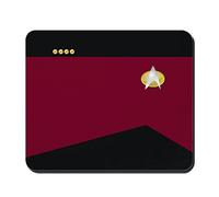 CafePress Star Trek: TNG Uniform Captain Non-slip Rubber Mousepad, Gaming Mouse Pad
