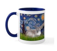 CafePress Starry/Lilac Pt Siamese Cat Mug 11 oz (325 ml) Ceramic Coffee Mug