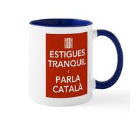 CafePress Stay Calm and Speak Catalan Mugs 11 oz (325 ml) Ceramic Coffee Mug