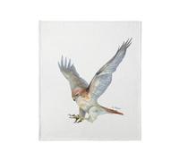 CafePress Striking Red Tail Hawk Throw Blanket Super Soft Fleece Plush Throw Blanket, 60"x50"