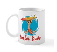 CafePress Surfer Dude Mug 11 oz (325 ml) Ceramic Coffee Mug