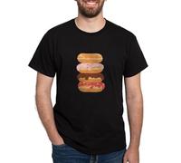 CafePress Sweet Donuts T Shirt Men's Traditional Fit Dark Casual Tshirt Black