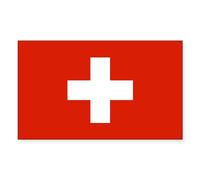 CafePress Switzerland World Flag Bumper Sticker Rectangle Bumper Sticker Car Decal
