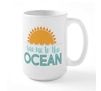CafePress Take Me to The Ocean Colo 15 oz (444 ml) Ceramic Coffee Mug