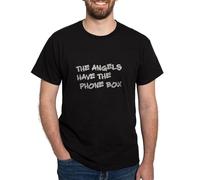 CafePress - The Angels Have The Phone Box T-Shirt - 100% Cotton T-Shirt Black