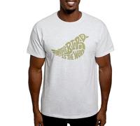 CafePress The Bird is The Word (Light Green) T Shirt Men's Traditional Fit Light Casual Tshirt