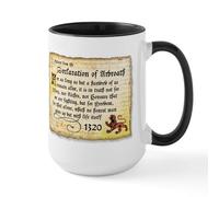 CafePress The Declaration of Arbroath Large Mug 15 oz (444 ml) Ceramic Coffee Mug