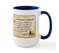 CafePress The Declaration of Arbroath Large Mug 15 oz (444 ml) Ceramic Coffee Mug