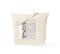CafePress The Desiderata Poem By Max Ehrmann Tote Bag Natural Canvas Tote Bag, Reusable Shopping Bag