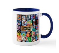 CafePress The Hebrew Alphabet Mugs 11 oz (325 ml) Ceramic Coffee Mug
