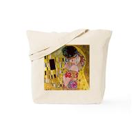 CafePress The Kiss Detail, Gustav Klimt, Vintage Ar Tote Bag Natural Canvas Tote Bag, Reusable Shopping Bag