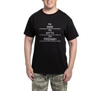 CafePress The Man The Myth The Fireman Pajamas Men's Novelty Pyjama Set, Comfortable PJ Sleepwear