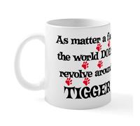 CafePress The World Revolves Around Tig Mug 11 oz (325 ml) Ceramic Coffee Mug