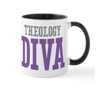 CafePress Theology Diva Mug 11 oz (325 ml) Ceramic Coffee Mug