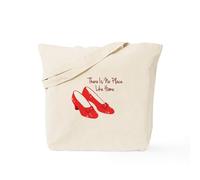 CafePress There Is No Place Like Home Tote Bag Natural Canvas Tote Bag, Reusable Shopping Bag