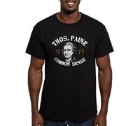 CafePress Thomas Paine Common Sense Men's Fitted T Shirt (Men's Fitted Graphic T-Shirt Black