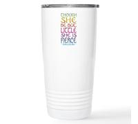 CafePress Thought She Be But Litt Stainless Steel Travel Mug Stainless Steel Travel Mug, Insulated 20 oz. Coffee & Tea Tumbler