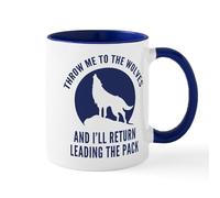 CafePress Throw Me to The Wolves Mug 11 oz (325 ml) Ceramic Coffee Mug