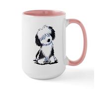 CafePress Tibetan Terrier Large Mug 15 oz (444 ml) Ceramic Coffee Mug