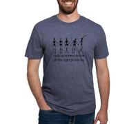 CafePress to B.E. Or Not to B.E.? T Shirt Men's Tri-blend T-Shirt Heather Navy