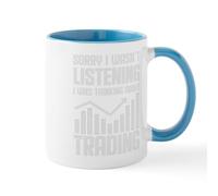 CafePress Trading Broker Trader Stock Exchange Mugs 11 oz (325 ml) Ceramic Coffee Mug