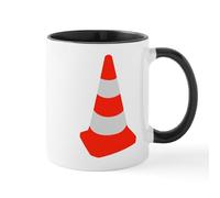 CafePress Traffic Cone Mug 11 oz (325 ml) Ceramic Coffee Mug