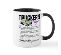 CafePress Trucker's Prayer Mug 11 oz (325 ml) Ceramic Coffee Mug
