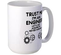 CafePress Trust Me, I'm an Engineer Funny Mugs 15 oz (444 ml) Ceramic Coffee Mug