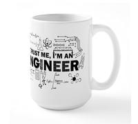 CafePress Trust Me I'm an Engineer Mugs 15 oz (444 ml) Ceramic Coffee Mug