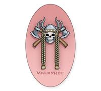 CafePress Valkyrie Oval Bumper Sticker, Euro Oval Car Decal