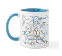 CafePress Vienna Metro Map Mug 11 oz (325 ml) Ceramic Coffee Mug