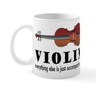 CafePress Violin Humor Music Mug 11 oz (325 ml) Ceramic Coffee Mug