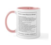 CafePress Wanted: HR Manager Mug 11 oz (325 ml) Ceramic Coffee Mug