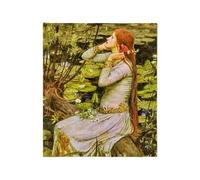 CafePress Waterhouse: Ophelia (1894) Throw Blanket Super Soft Fleece Plush Throw Blanket, 60"x50"