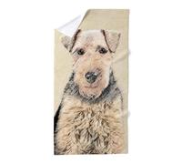 CafePress Welsh Terrier Large Novelty Printed Beach Towel 30"x60"