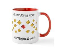 CafePress What If You're Right Mugs 11 oz (325 ml) Ceramic Coffee Mug