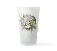CafePress Wiccan Pentacle Beautiful Fairy Pint Glass, 16 oz. Drinking Glass