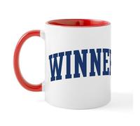 CafePress Winner Design (Blue) Mug 11 oz (325 ml) Ceramic Coffee Mug