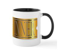 CafePress Winner Ticket in Gold Mugs 11 oz (325 ml) Ceramic Coffee Mug
