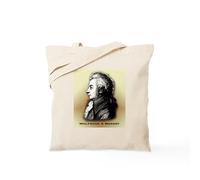 CafePress Wolfgang Amadeus Mozart Tote Bag Natural Canvas Tote Bag, Reusable Shopping Bag
